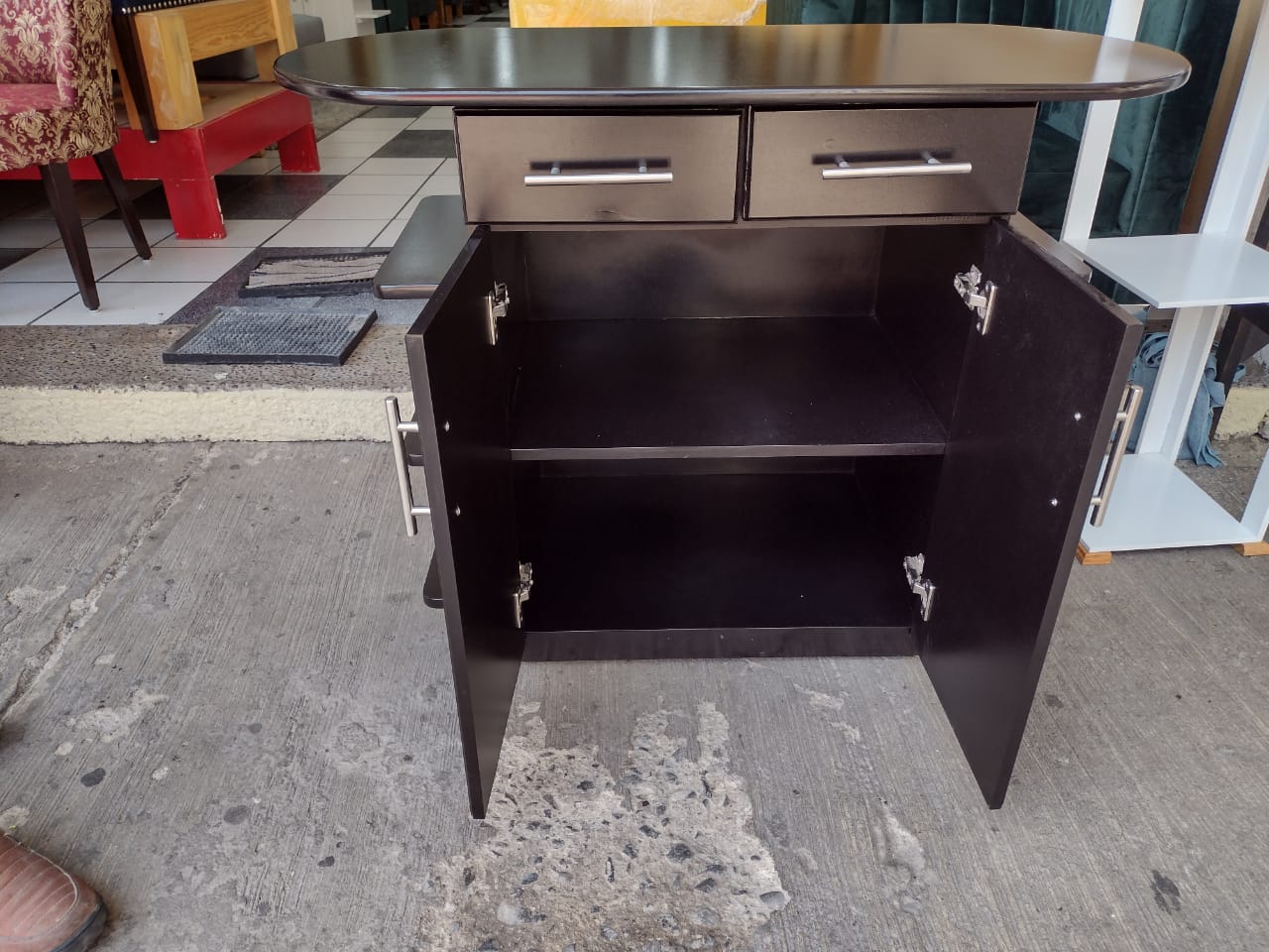 MUEBLE PARA COCINA MODELO KUCHE COLOR CHOCOLATE  LIQUIDACION    NOTA. 4863