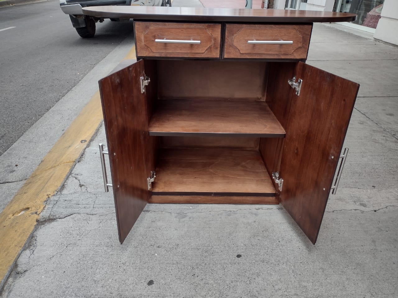 MUEBLE PARA COCINA MODELO KUCHE COLOR NOGAL  M. SAUCEDA 3750