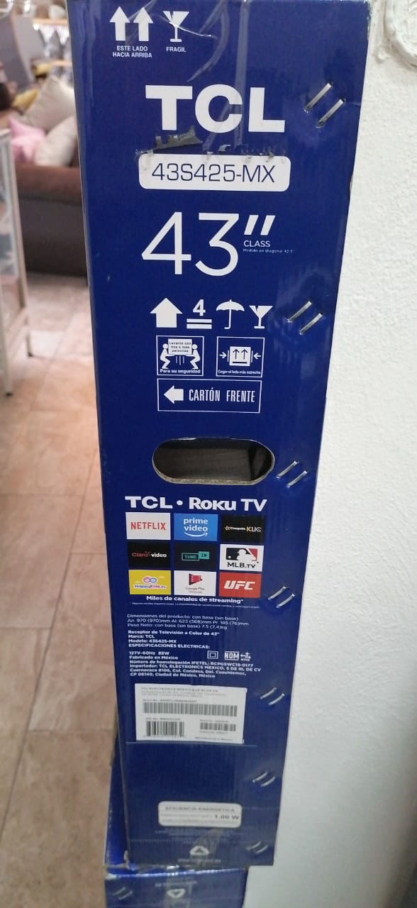 PANTALLA TCL 43