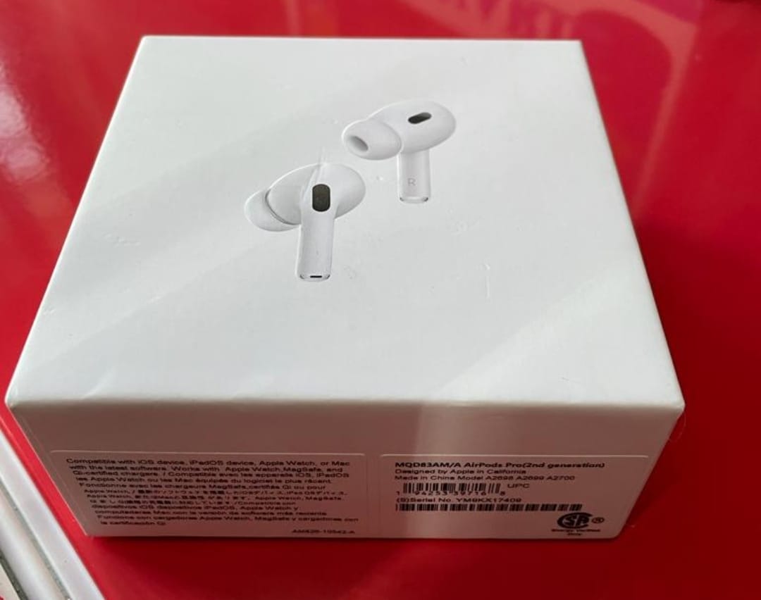 AUDIFONOS AIR PODS PRO 2DA GENERACION COLOR BLANCOS   NOTA. 4707