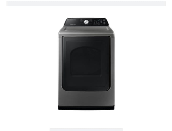 SECADORA SAMSUNG  MODELO DVE45T3400P/03 7.4. ft. ELECTRIC DIYER WITH 10 CICLOS AND SENSOR DRY PLATI 