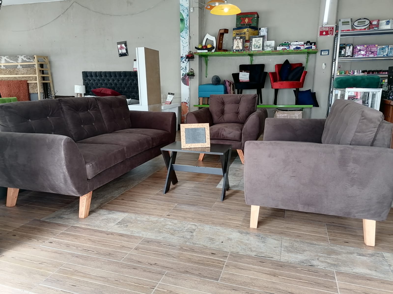SALA 321 MODELO MEDITERRANEO TELA VERONA COCOA